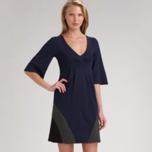 ELLA MOSS NAVY COMBO DRESS - US MEDIUM